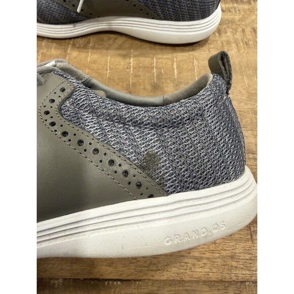 Cole Haan C31346 Mens Grand Tour Knit Oxfords Size 8.5M Gray Sneakers Shoes - Picture 5 of 8